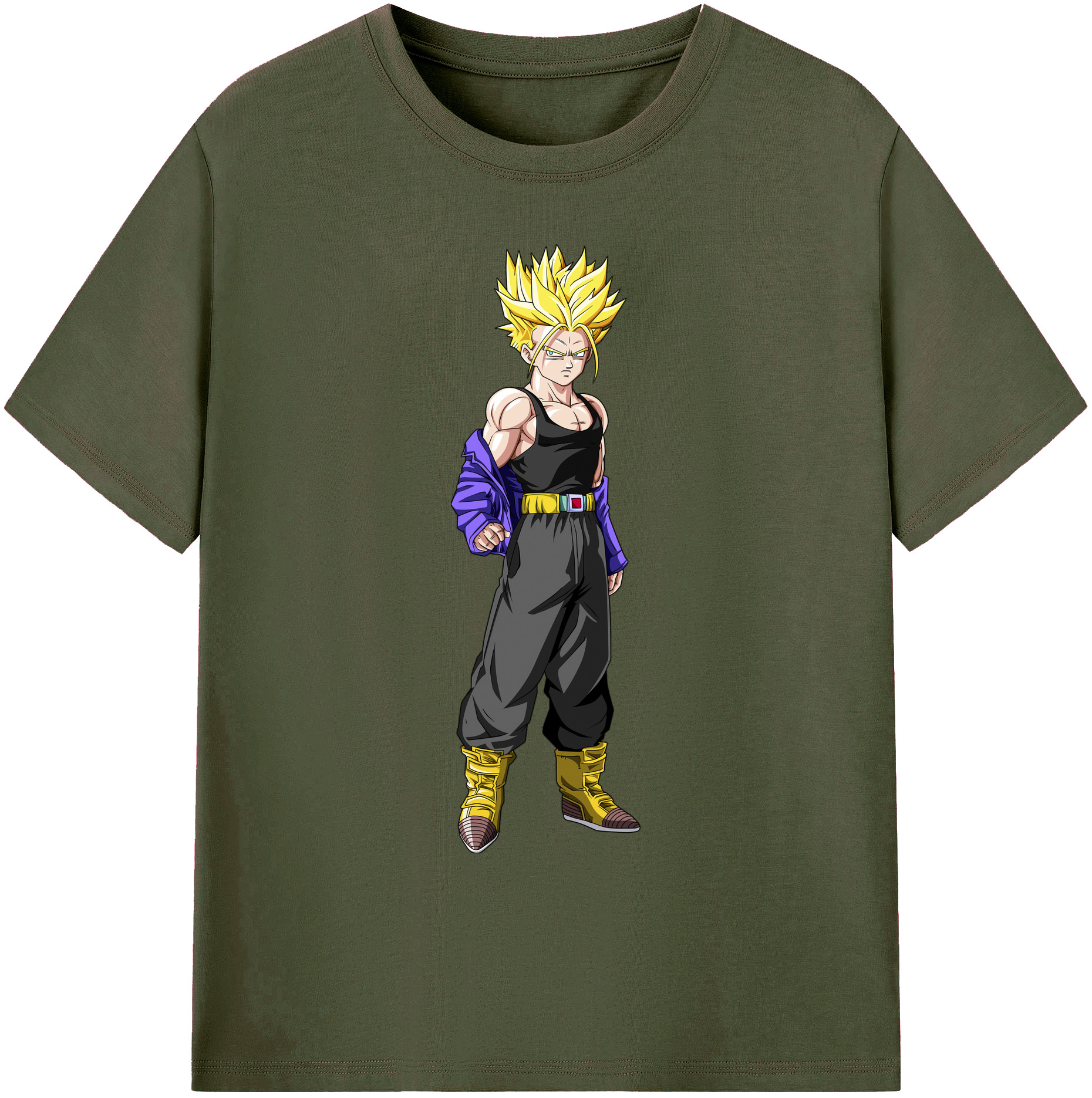 （画像用） ドラゴンボール トランクス（Torankusu）DRAGON BALL Trunks 綿100％ メンズ半袖Tシャツ｜肌触りやわらか＆通気性